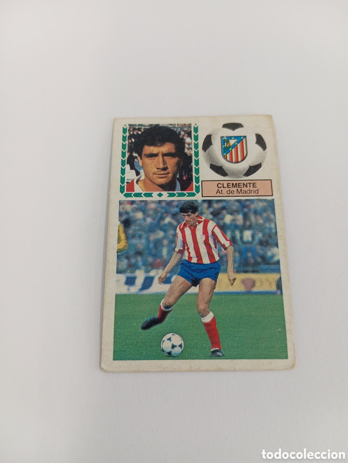 Cromos de f&uacute;tbol: CLEMENTE Atl&eacute;tico de Madrid Liga Este 1983 1984 NUEVO 83 84 SIN PEGAR