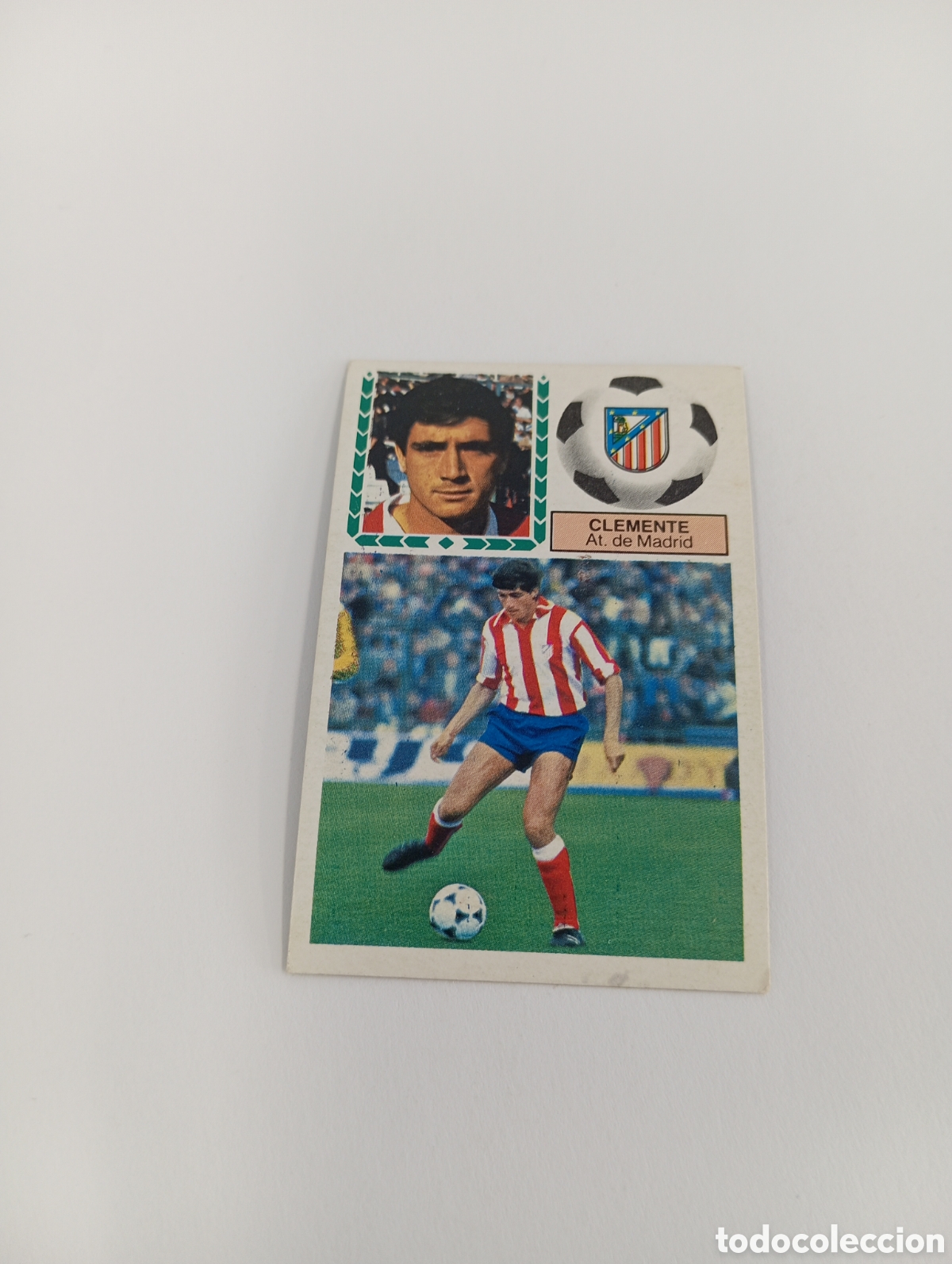Cromos de f&uacute;tbol: CLEMENTE Atl&eacute;tico de Madrid Liga Este 1983 1984 NUEVO 83 84 SIN PEGAR