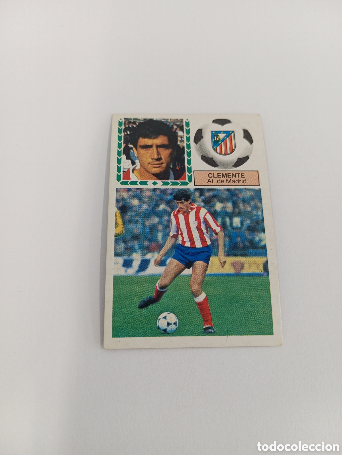 Cromos de f&uacute;tbol: CLEMENTE Atl&eacute;tico de Madrid Liga Este 1983 1984 NUEVO 83 84 SIN PEGAR