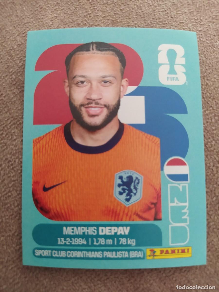 Figurine di Calcio: NED 17 Memphis DEPAY Pa&iacute;ses Bajos Holanda Mundial 2026 Panini