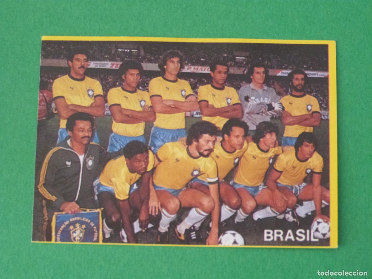 Cromos de f&uacute;tbol: CROMO FUTBOL SELECCION DE BRASIL SIN PEGAR N&ordm; 44 A&Ntilde;O 1982 ALBUM FUTBOL EN ACCION DANONE