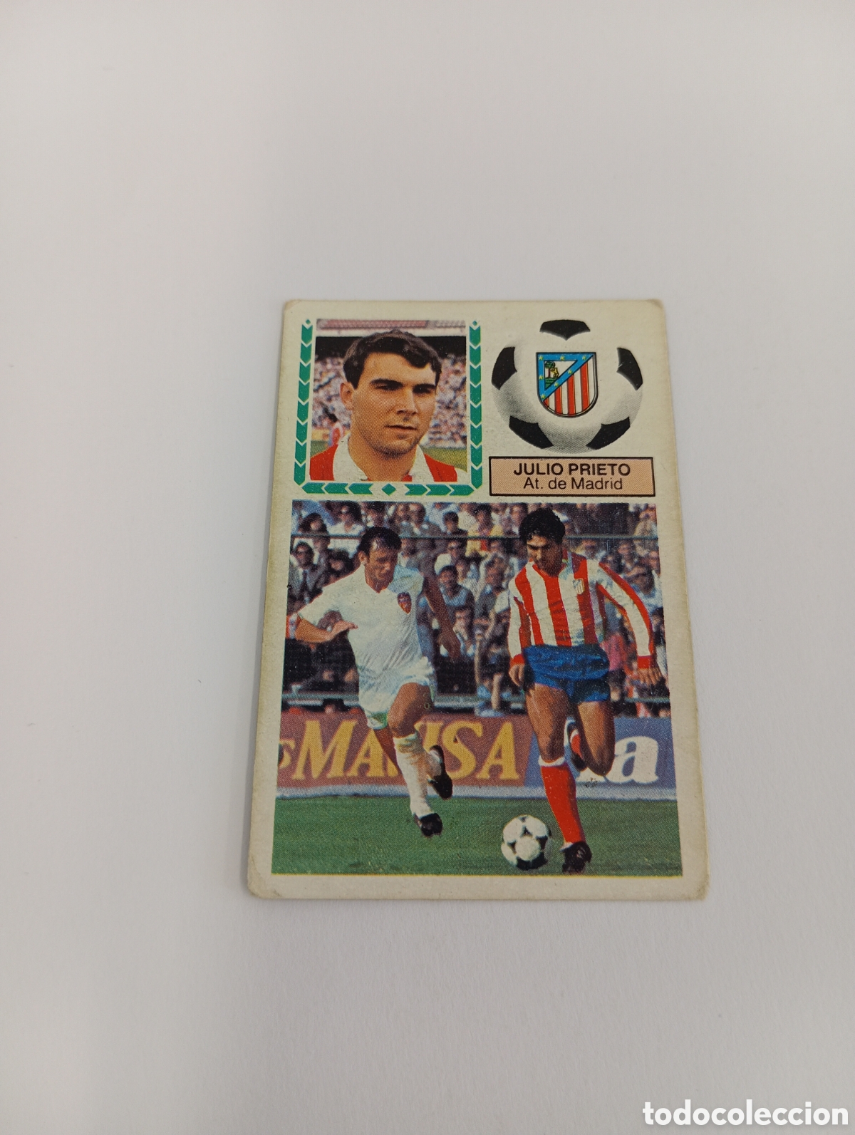 Cromos de f&uacute;tbol: JULIO PRIETO Atl&eacute;tico de Madrid Liga Este 1983 1984 NUEVO 83 84 SIN PEGAR