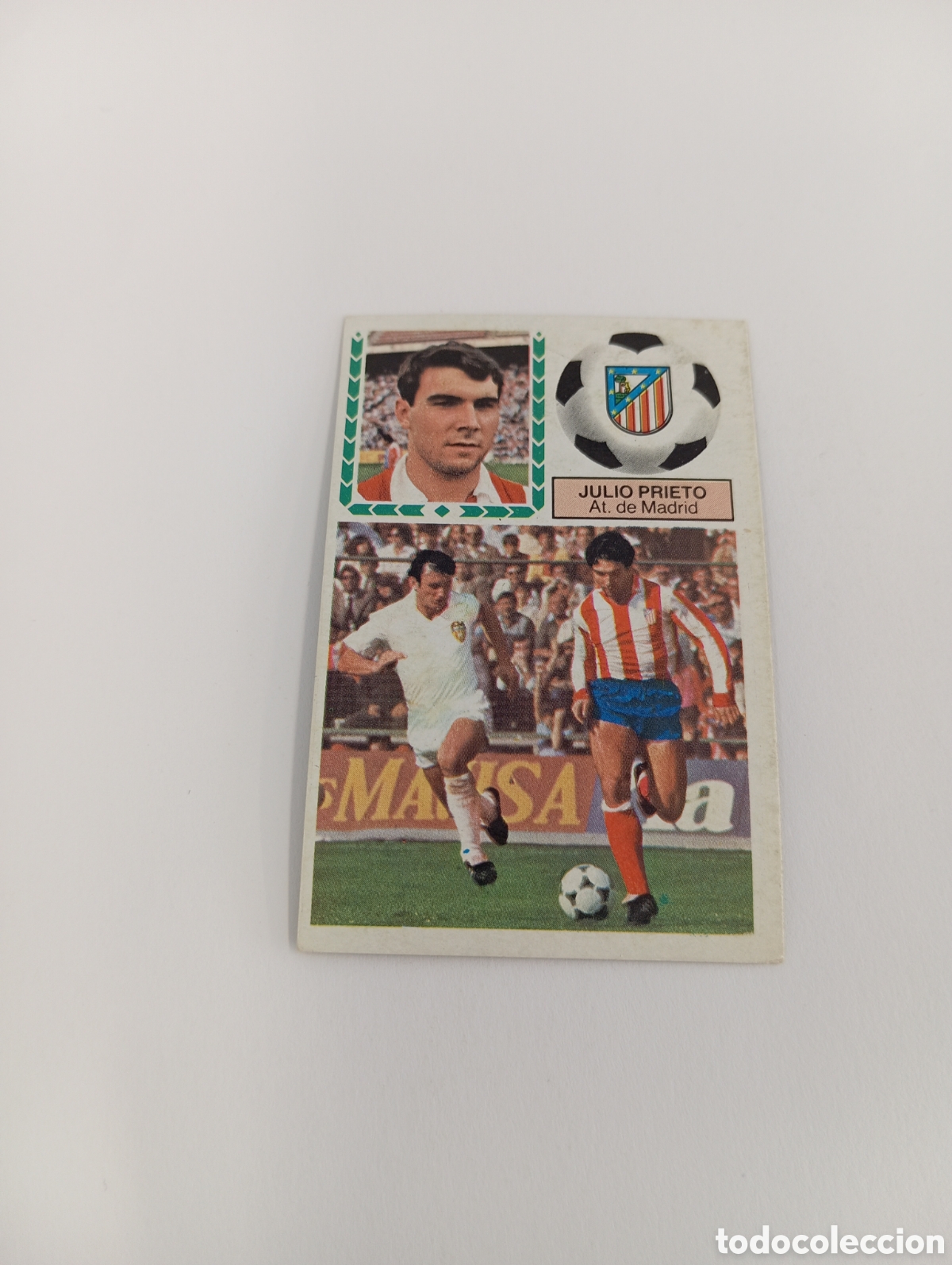 Figurine di Calcio: JULIO PRIETO Atl&eacute;tico de Madrid Liga Este 1983 1984 RECUPERADO 83 84
