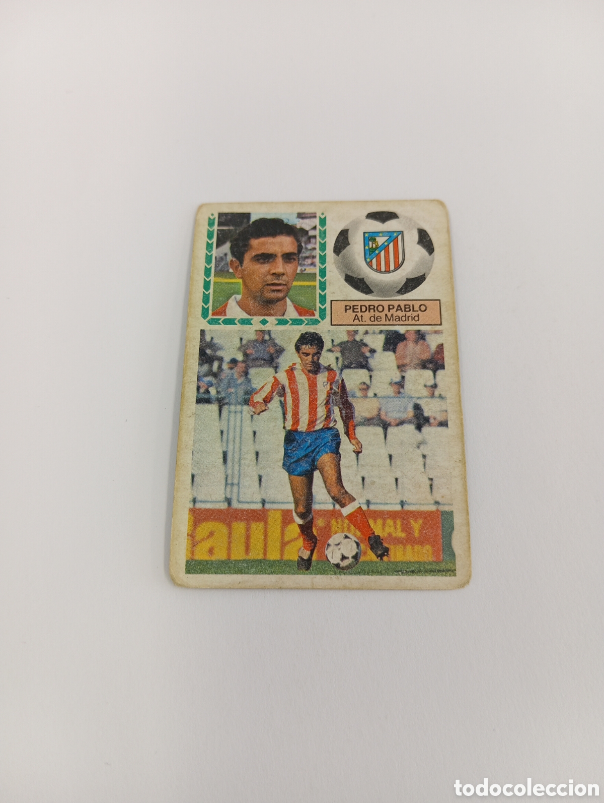 Figurine di Calcio: PEDRO PABLO Atl&eacute;tico de Madrid Liga Este 1983 1984 NUEVO 83 84 SIN PEGAR
