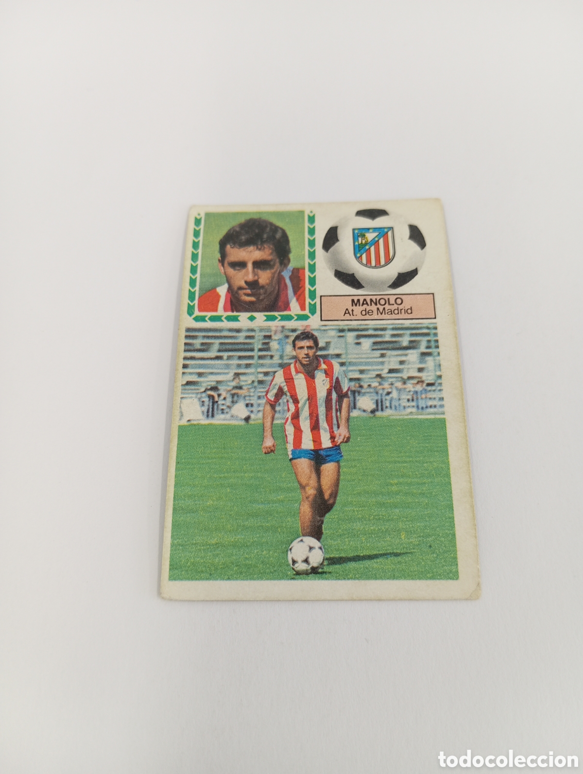 Figurine di Calcio: MANOLO Atl&eacute;tico de Madrid Liga Este 1983 1984 NUEVO 83 84 SIN PEGAR