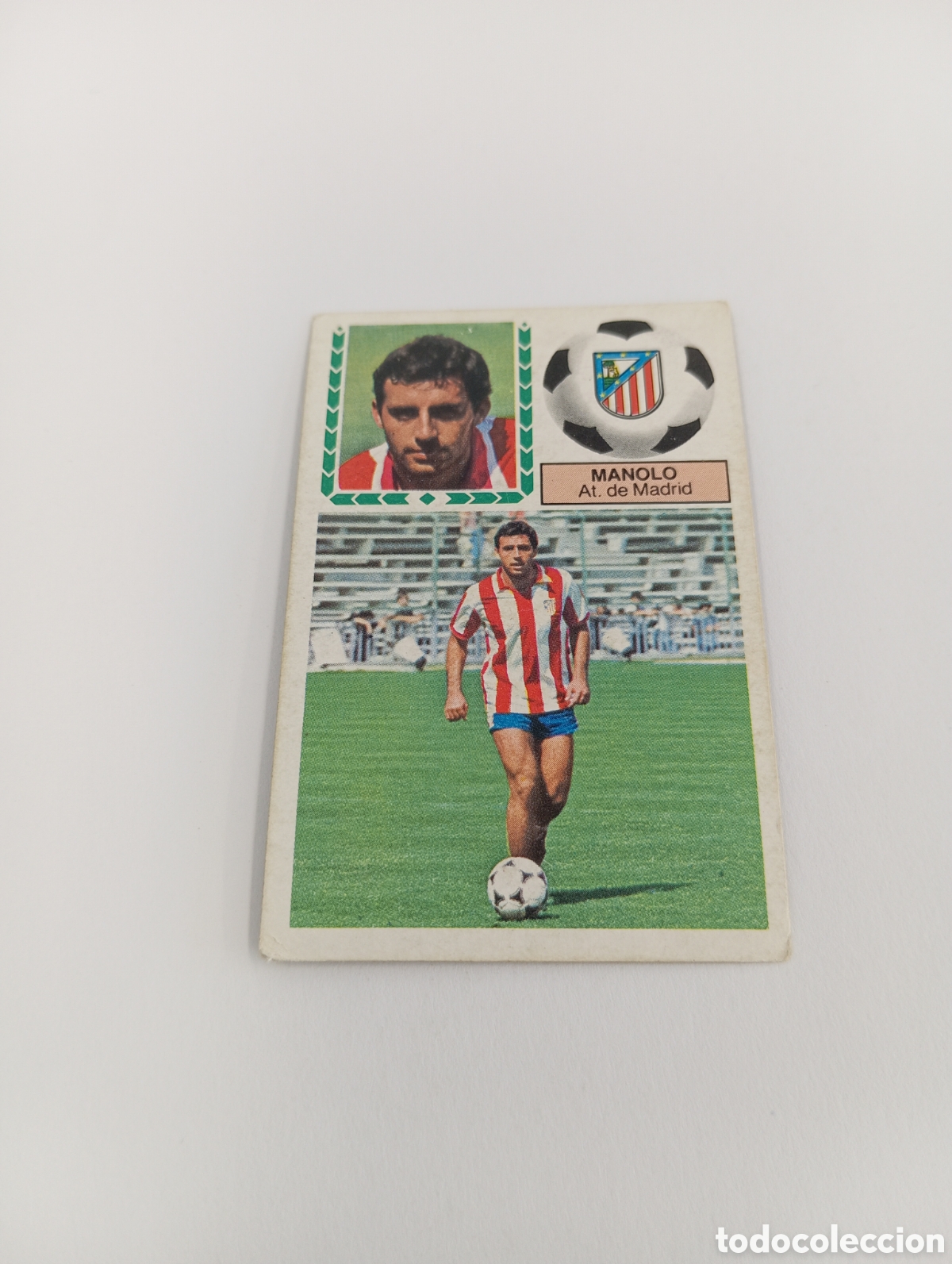 Figurine di Calcio: MANOLO Atl&eacute;tico de Madrid Liga Este 1983 1984 NUEVO 83 84 SIN PEGAR
