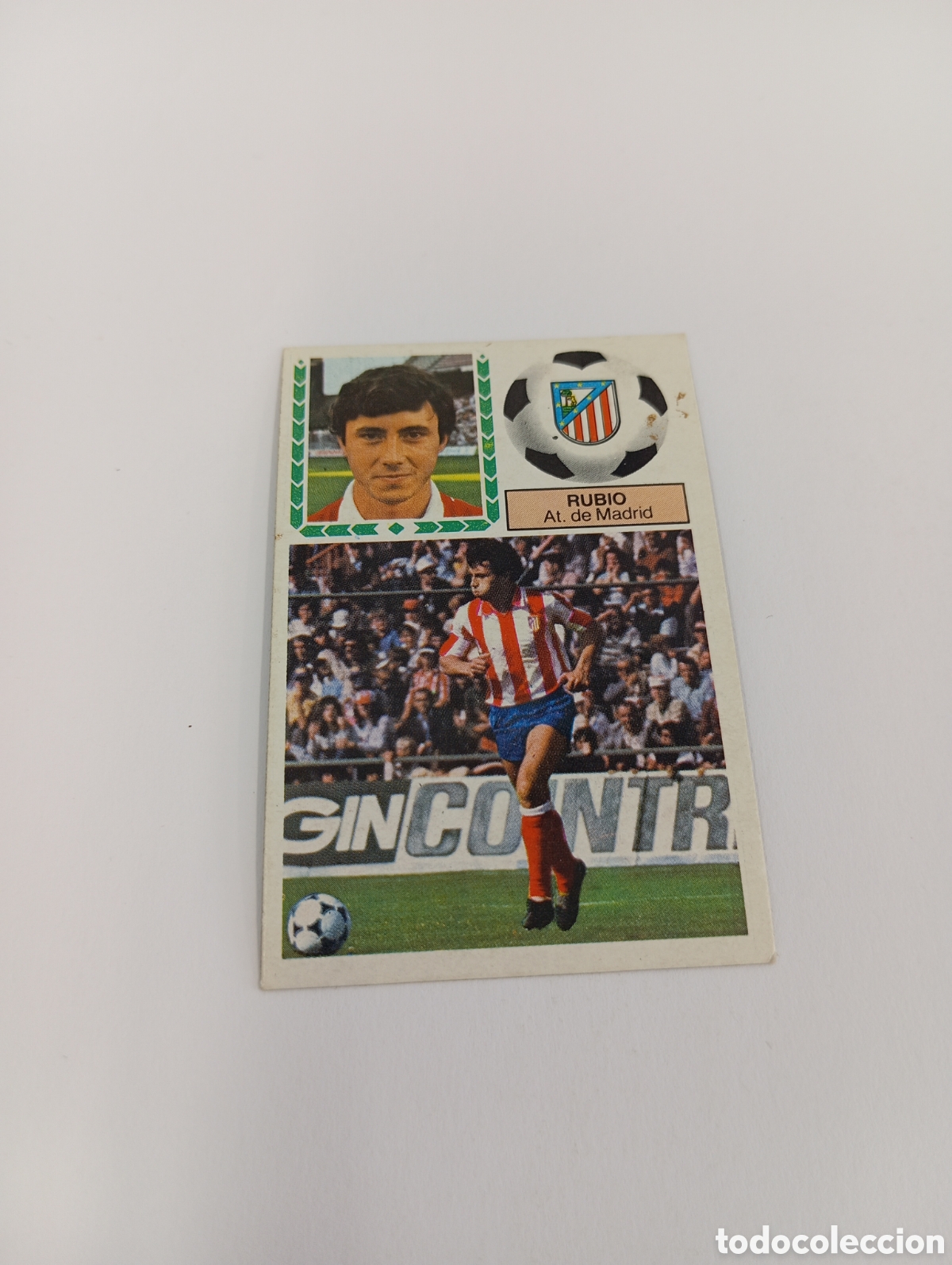 Cromos de f&uacute;tbol: RUBIO Atl&eacute;tico de Madrid Liga Este 1983 1984 NUEVO 83 84 SIN PEGAR