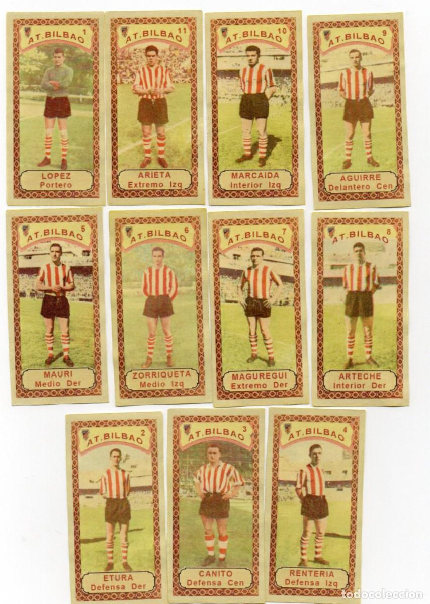 Cromos de f&uacute;tbol: AT. BILBAO, 1960, DE CHOCOLATES, LA PROVEDORA.