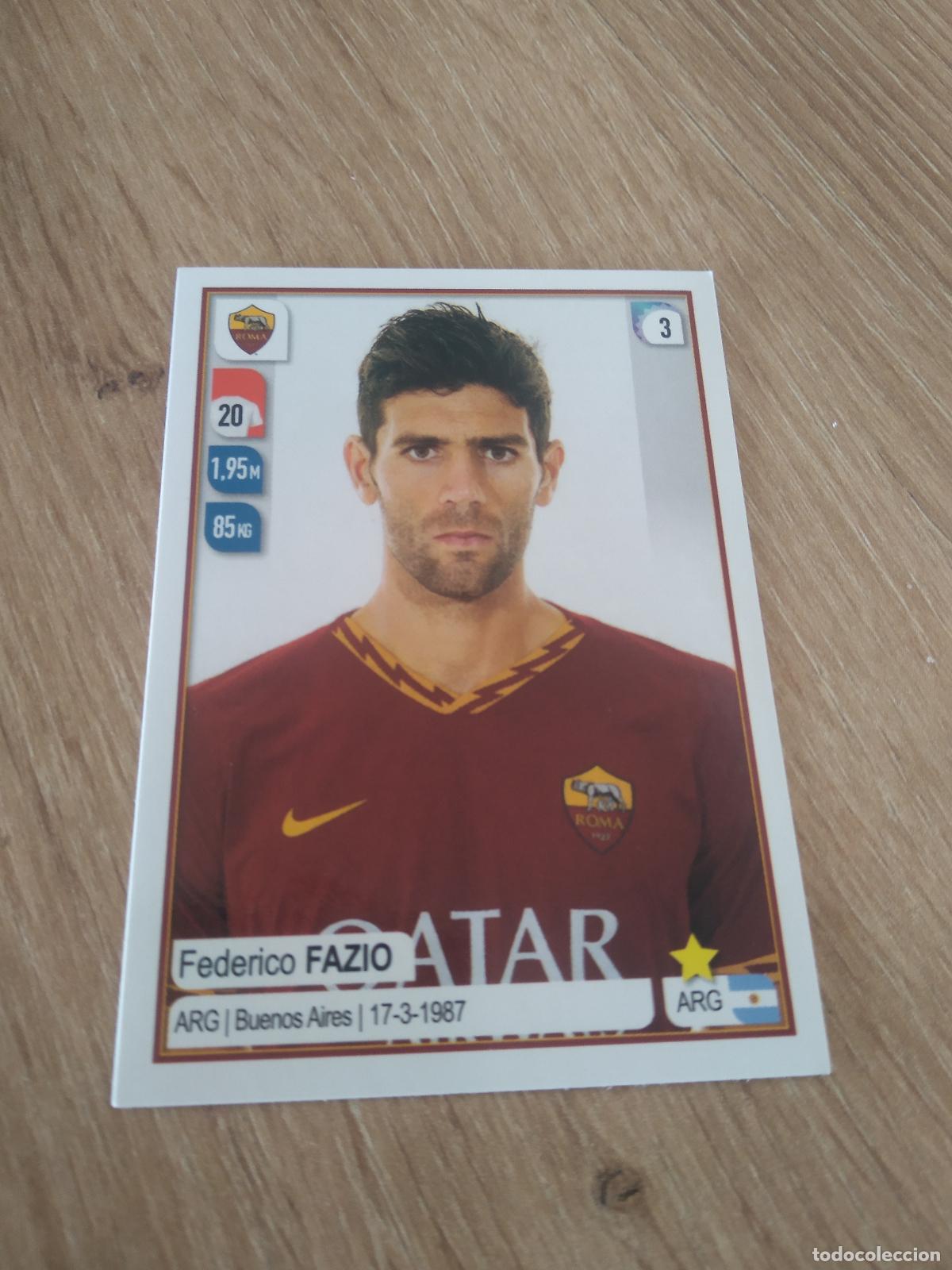Cromos de f&uacute;tbol: 413 FAZIO ROMA CROMO FUTBOL PANINI LIGA ITALIA 19-20 CALCIATORI 2019-2020
