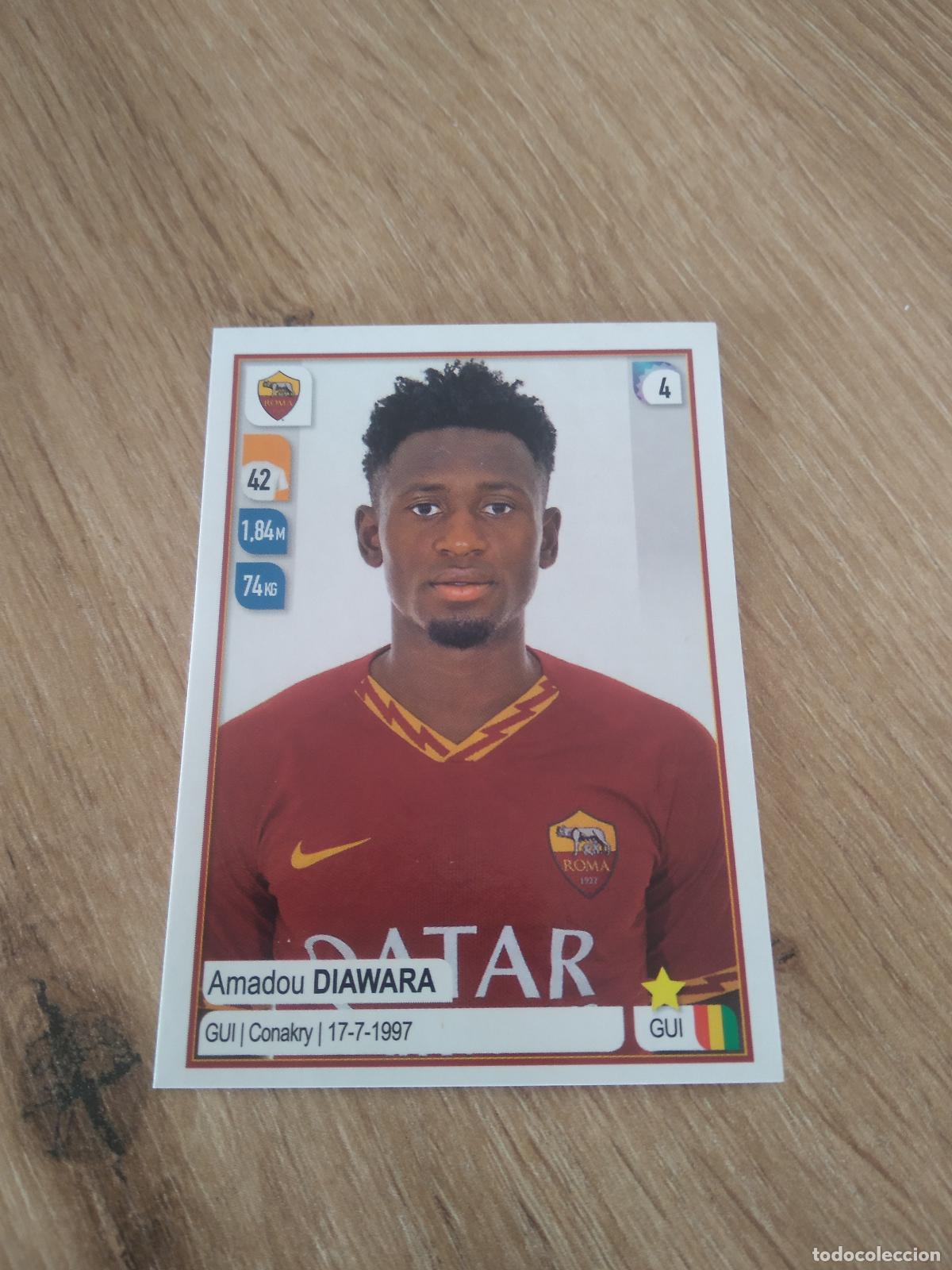 Cromos de f&uacute;tbol: 422 AMADOU DIAWARA ROMA CROMO FUTBOL PANINI LIGA ITALIA 19-20 CALCIATORI 2019-2020