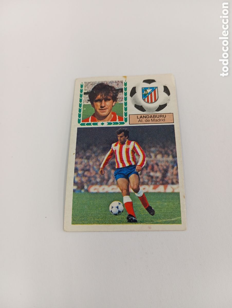 Cromos de f&uacute;tbol: LANDABURU Atl&eacute;tico de Madrid Liga Este 1983 1984 RECUPERADO 83 84