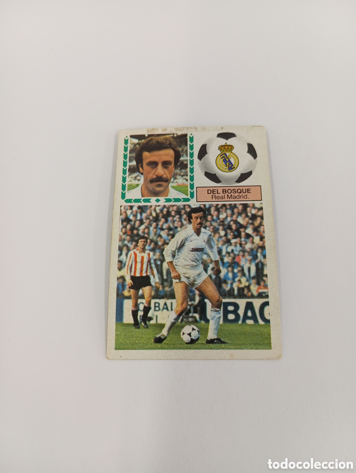 Cromos de f&uacute;tbol: DEL BOSQUE Real Madrid Liga Este 1983 1984 RECUPERADO 83 84