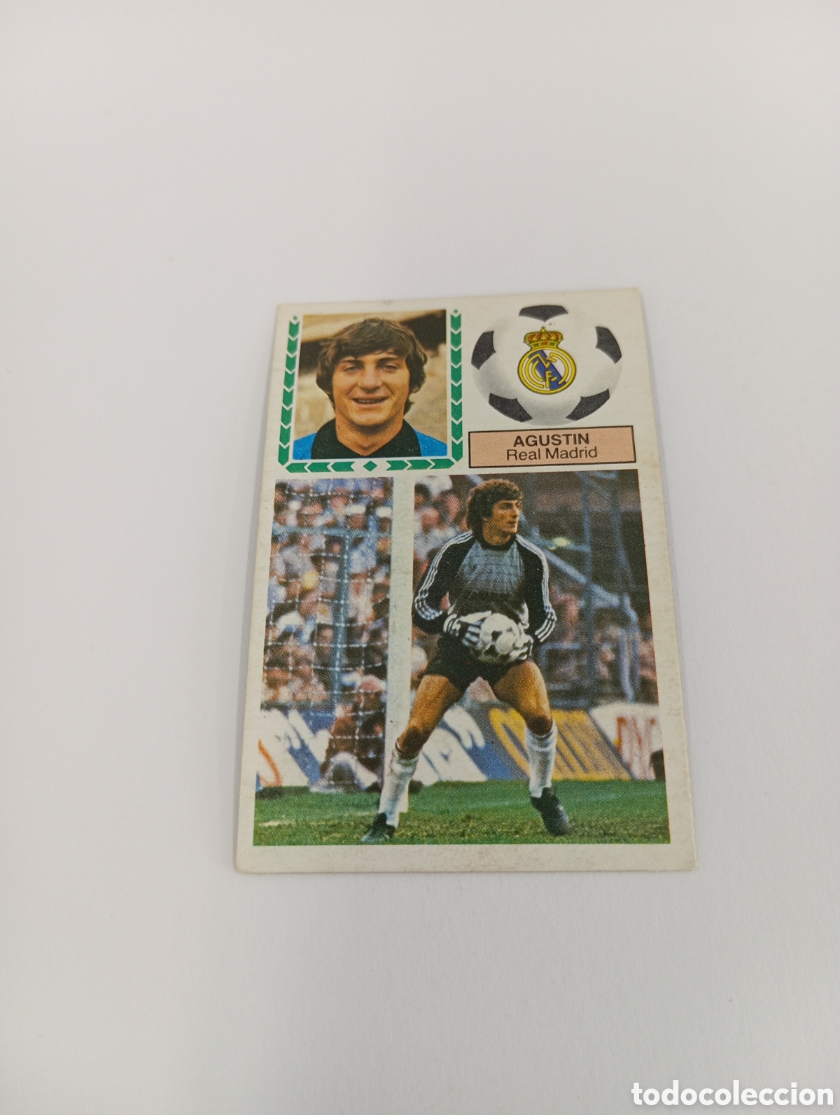 Cromos de f&uacute;tbol: AGUST&Iacute;N Real Madrid Liga Este 1983 1984 NUEVO 83 84 SIN PEGAR