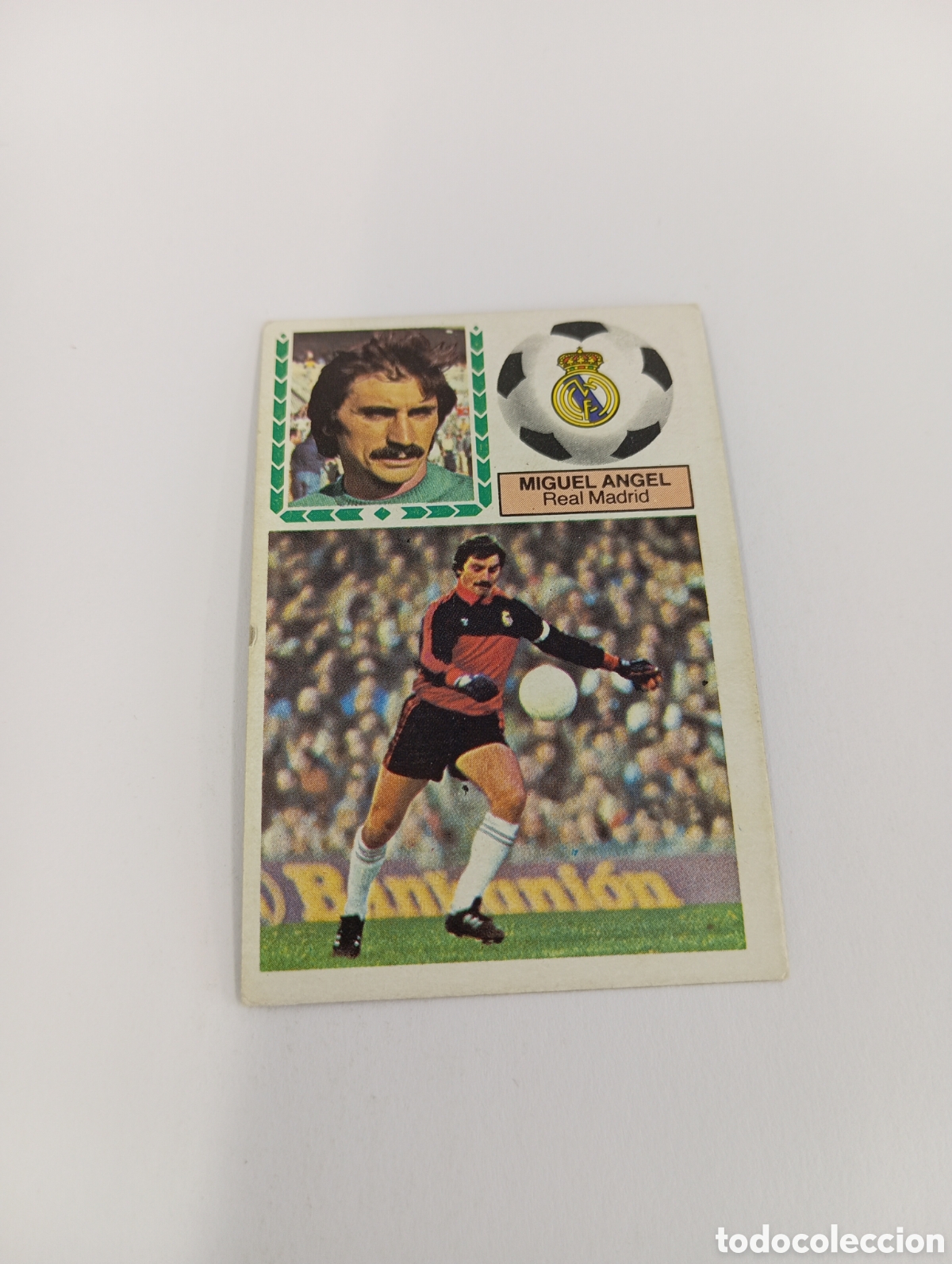 Cromos de f&uacute;tbol: MIGUEL &Aacute;NGEL Real Madrid Liga Este 1983 1984 NUEVO 83 84 SIN PEGAR