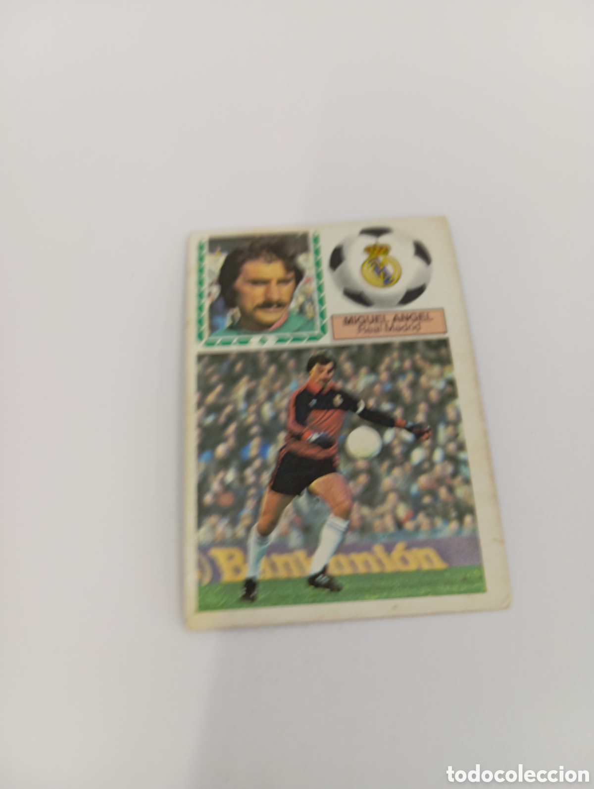 Cromos de f&uacute;tbol: MIGUEL &Aacute;NGEL Real Madrid Liga Este 1983 1984 NUEVO 83 84 SIN PEGAR