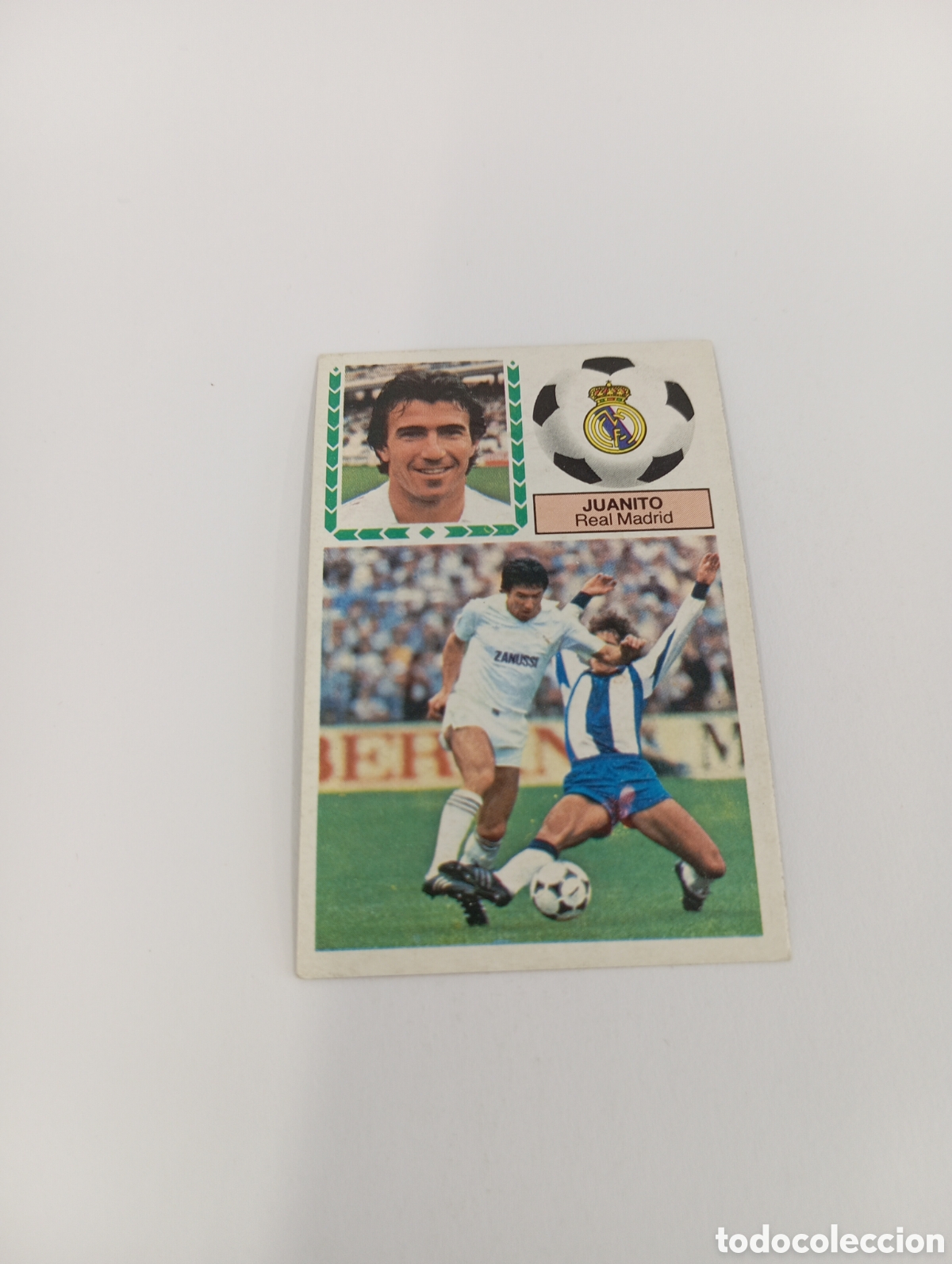 Cromos de f&uacute;tbol: JUANITO Real Madrid Liga Este 1983 1984 NUEVO 83 84 SIN PEGAR