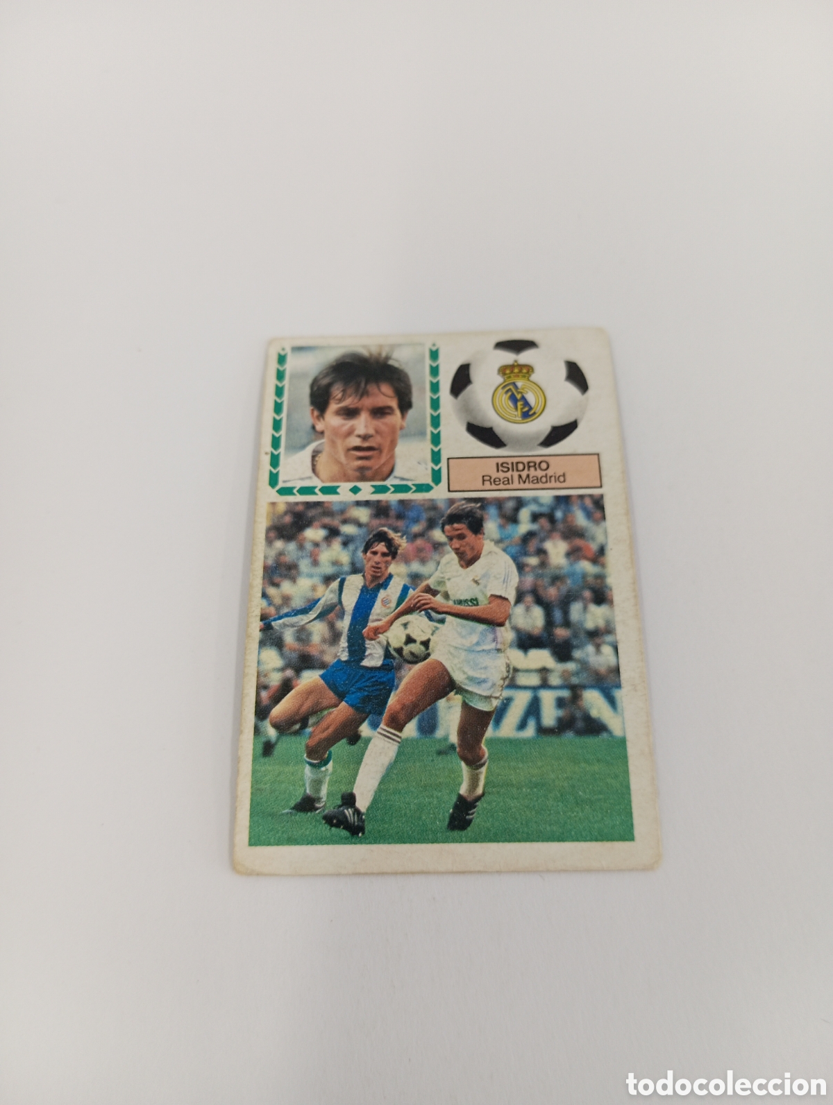 Cromos de f&uacute;tbol: ISIDRO Real Madrid Liga Este 1983 1984 NUEVO 83 84 SIN PEGAR
