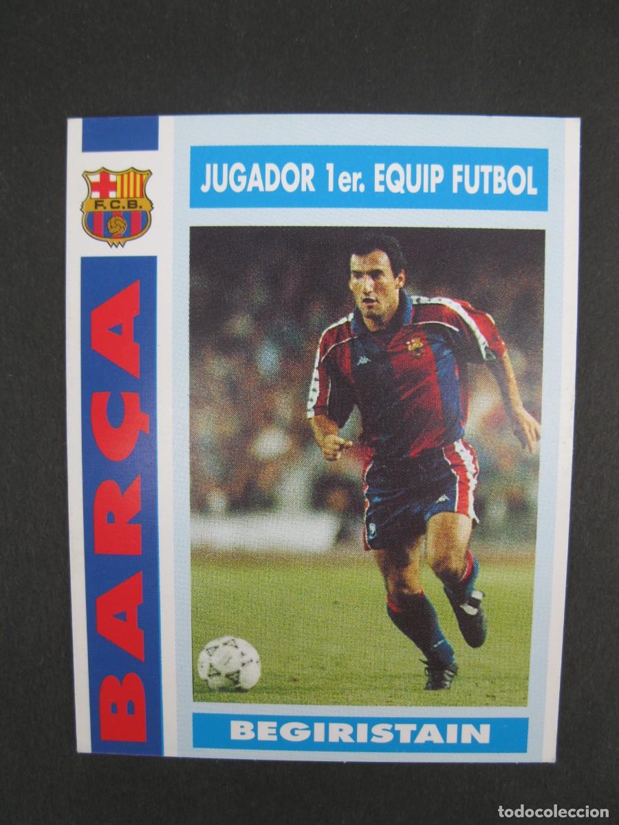 Cromos de f&uacute;tbol: BEGIRISTAIN - JUGADOR DEL PRIMER EQUIPO DE F&Uacute;TBOL - CARD N&ordm; 68 - COL.LECCI&Oacute; BAR&Ccedil;A - TEMPORADA 92-93.