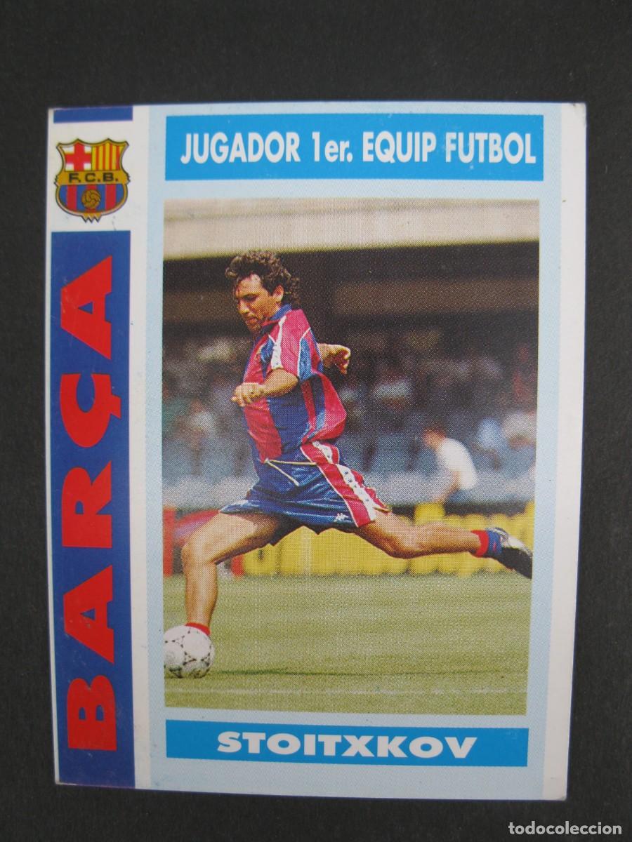 Figurine di Calcio: STOITXKOV - JUGADOR DEL PRIMER EQUIPO DE F&Uacute;TBOL - CARD N&ordm; 66 - COL.LECCI&Oacute; BAR&Ccedil;A - TEMPORADA 92-93.