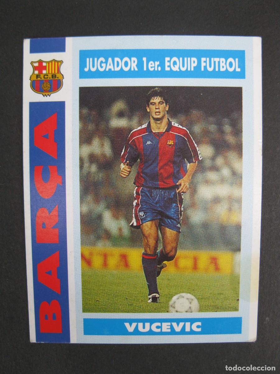 Cromos de f&uacute;tbol: VUCEVIC - JUGADOR DEL PRIMER EQUIPO DE F&Uacute;TBOL - CARD N&ordm; 59 - COL.LECCI&Oacute; BAR&Ccedil;A - TEMPORADA 92-93.