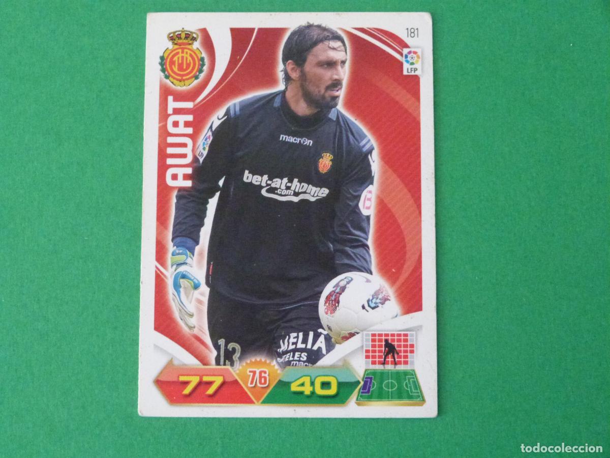 Cromos de f&uacute;tbol: TRADING CARD FUTBOL AWAT R.C.D. MALLORCA N&ordm; 181 LIGA ADRENALYN XL 2011-2012/11-12 PANINI