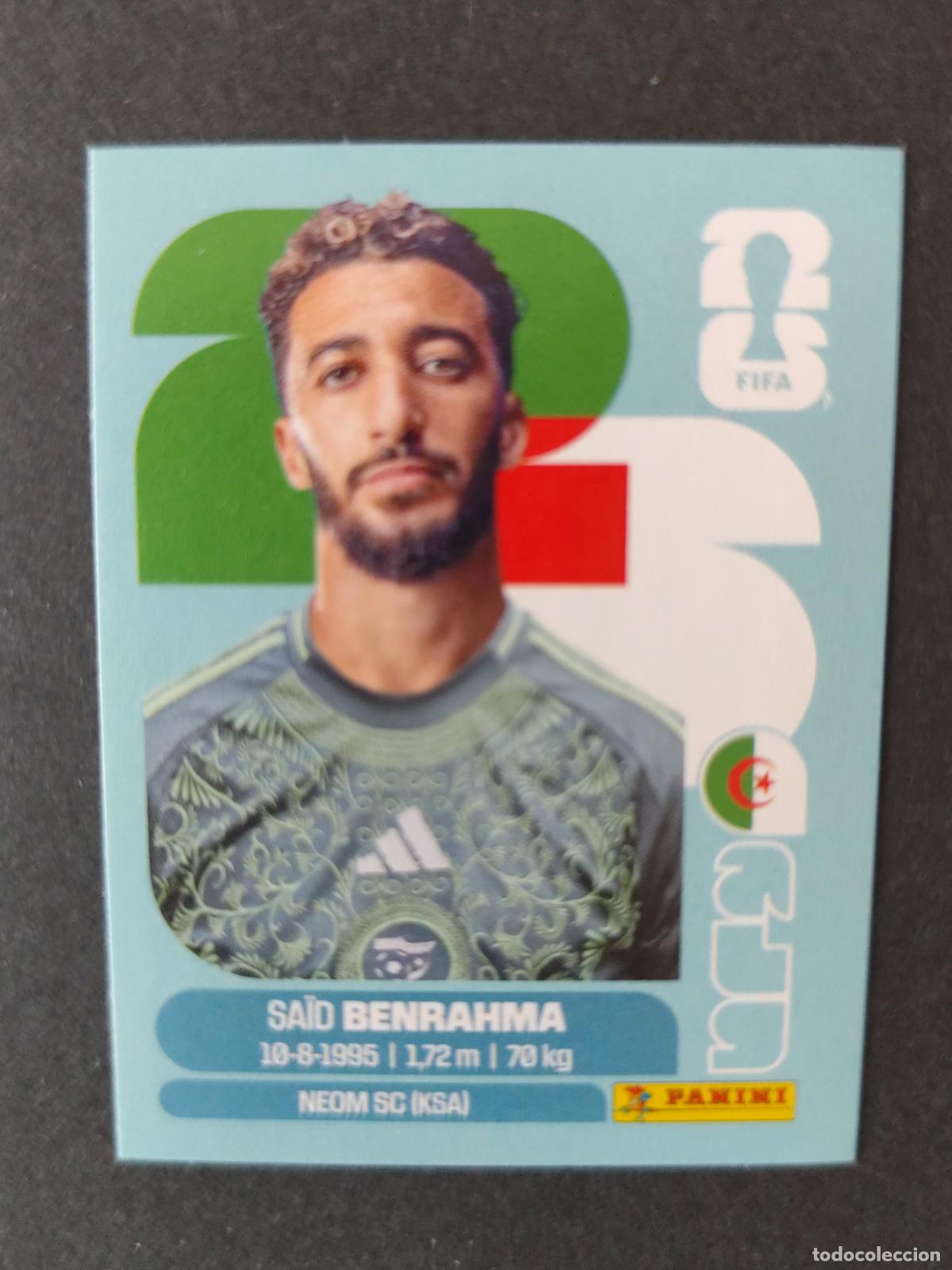 Cromos de f&uacute;tbol: ALG16 SAID BENRAHMA 16 ARGELIA MUNDIAL FIFA WORLD CUP 2026 STICKER PANINI SIN PEGAR