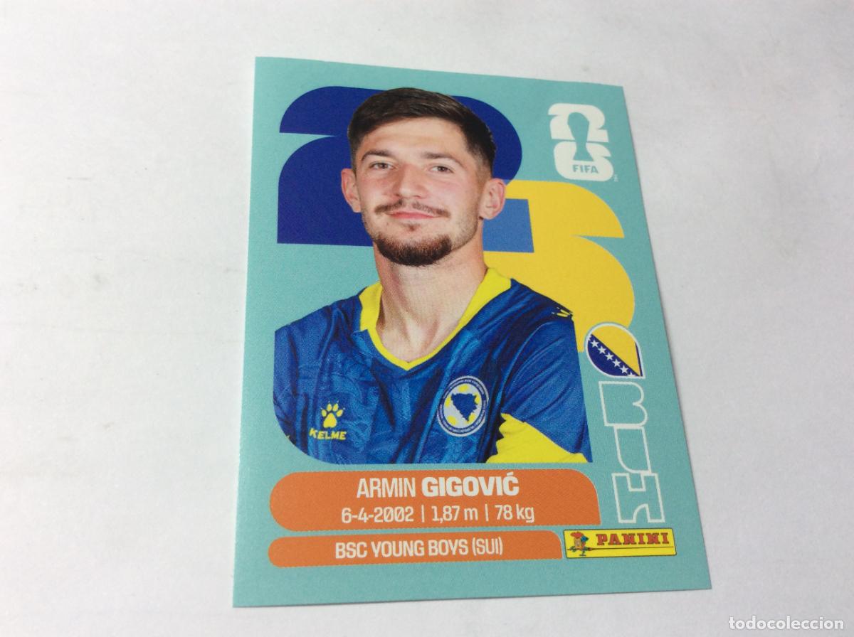 Cromos de f&uacute;tbol: BIH10 BIH 10 Armin Gigovic Bosnia Cromo Sticker FIFA World Cup 2026 26 Panini