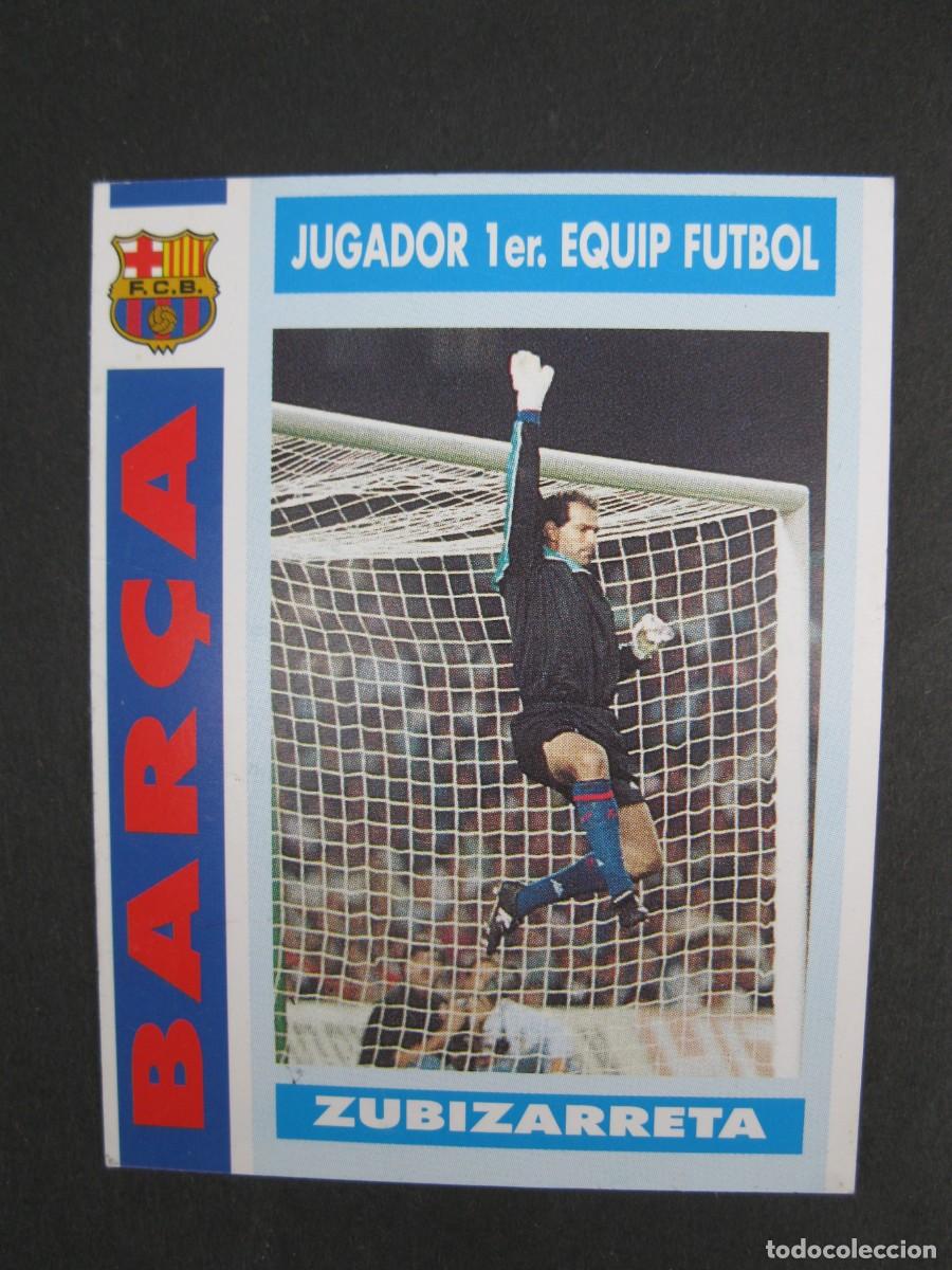 Cromos de f&uacute;tbol: ZUBIZARRETA - JUGADOR DEL PRIMER EQUIPO DE F&Uacute;TBOL - CARD N&ordm; 48 - COL.LECCI&Oacute; BAR&Ccedil;A - TEMPORADA 92-93.