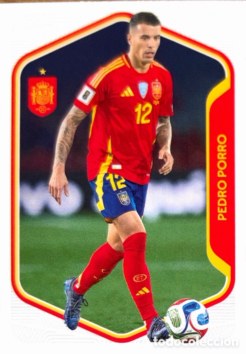 Figurine di Calcio: 14 Pedro Porro - Colecci&oacute;n Oficial de Cromos de la Selecci&oacute;n Espa&ntilde;ola 2026 (CARREFOUR - PANINI)