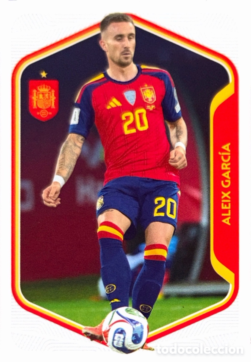 Figurine di Calcio: 30 Aleix Garcia - Colecci&oacute;n Oficial de Cromos de la Selecci&oacute;n Espa&ntilde;ola 2026 (CARREFOUR - PANINI)