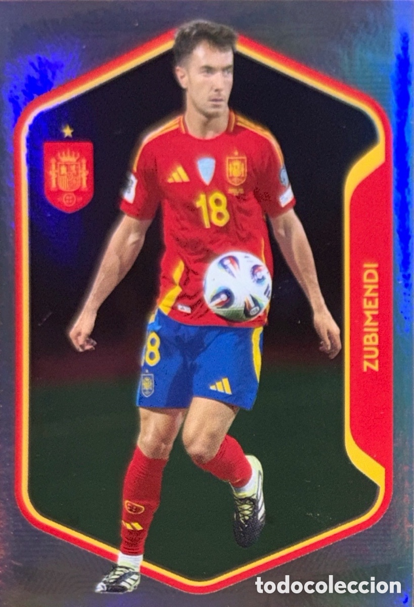 Figurine di Calcio: 34 Zubimendi - Colecci&oacute;n Oficial de Cromos de la Selecci&oacute;n Espa&ntilde;ola 2026 (CARREFOUR - PANINI)