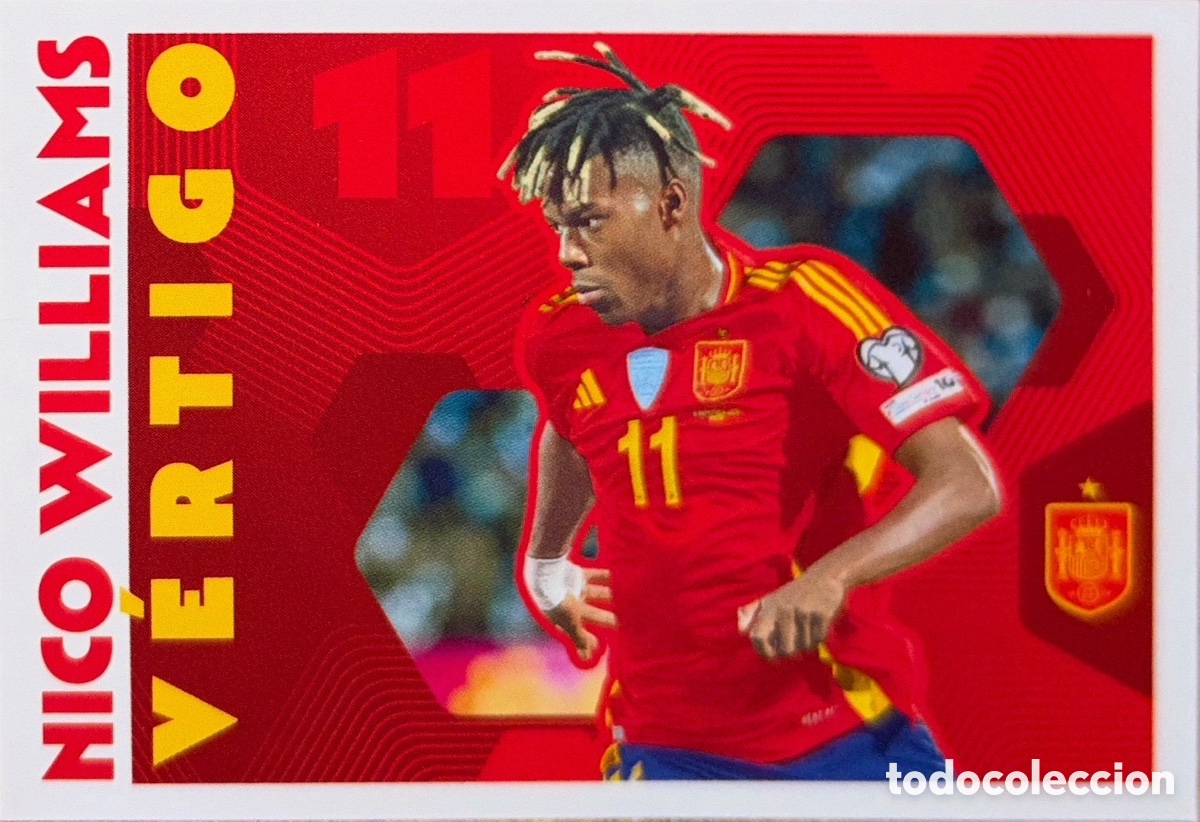 Figurine di Calcio: 72 Nico Williams -Colecci&oacute;n Oficial de Cromos de la Selecci&oacute;n Espa&ntilde;ola 2026 (CARREFOUR PANINI