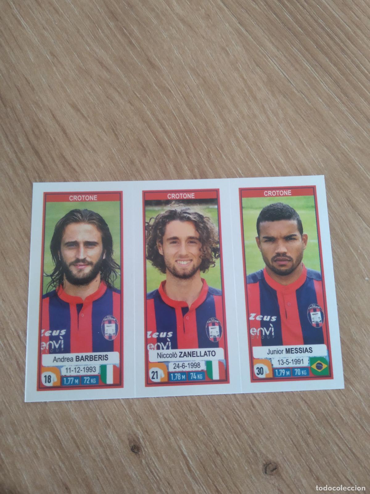 Cromos de f&uacute;tbol: 648 BARBERIS ZANELLATO MESSIAS CROTONE CROMO FUTBOL PANINI LIGA ITALIA 19-20 CALCIATORI 2019-2020