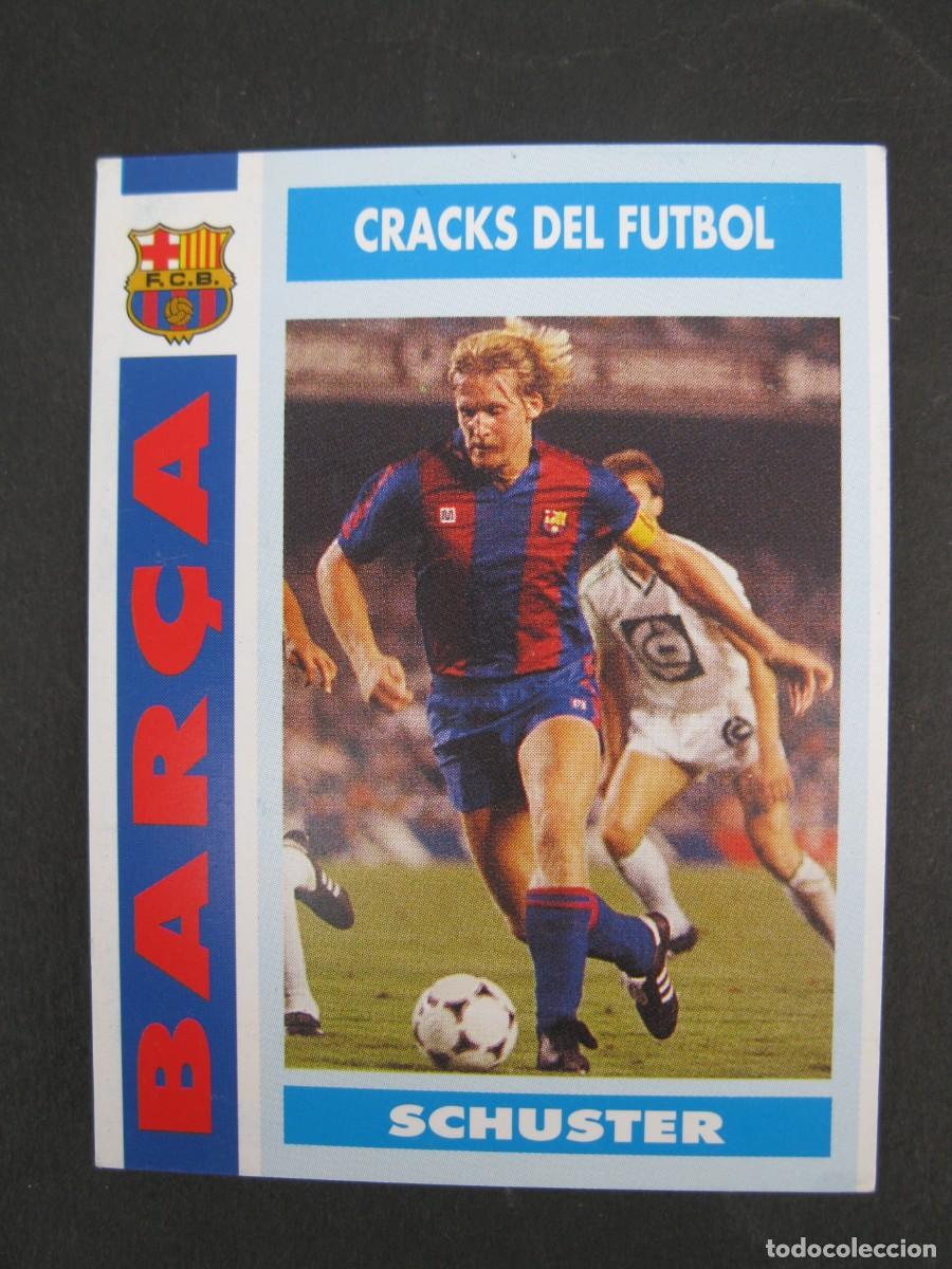 Fu&szlig;ball-Sticker: SCHUSTER - CRACKS DEL FUTBOL - CARD N&ordm; 42 - COL.LECCI&Oacute; BAR&Ccedil;A - TEMPORADA 92-93.