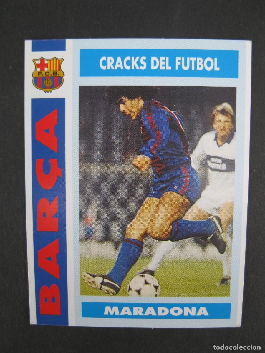 Cromos de f&uacute;tbol: MARADONA - CRACKS DEL FUTBOL - CARD N&ordm; 40 - COL.LECCI&Oacute; BAR&Ccedil;A - TEMPORADA 92-93.