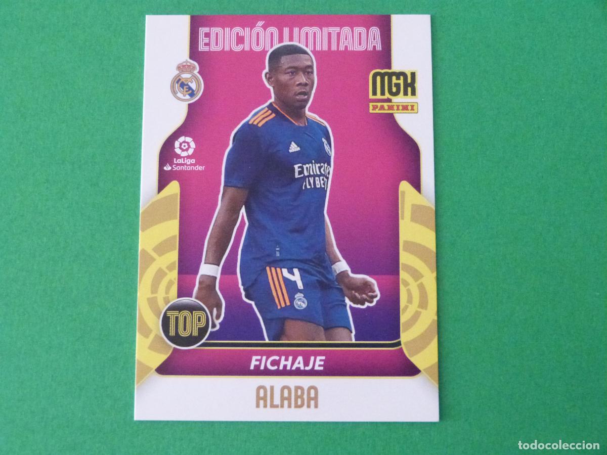 Cromos de f&uacute;tbol: TRADING CARD FUTBOL ALABA REAL MADRID C.F. EDICION LIMITADA LIGA MEGACRACKS 2021-2022/21-22 PANINI