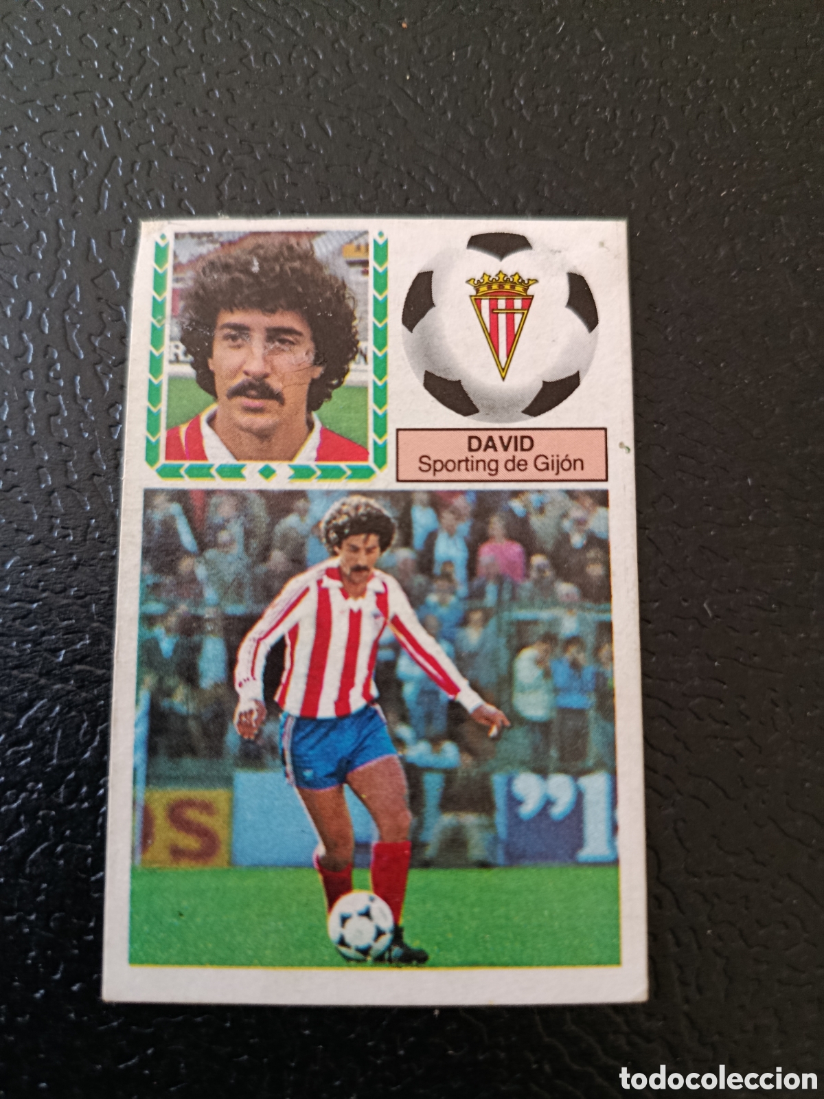 Figurine di Calcio: DAVID SPORTING GIJON COLOCA LIGA ESTE 1983/84 83 84 DESPEGADO