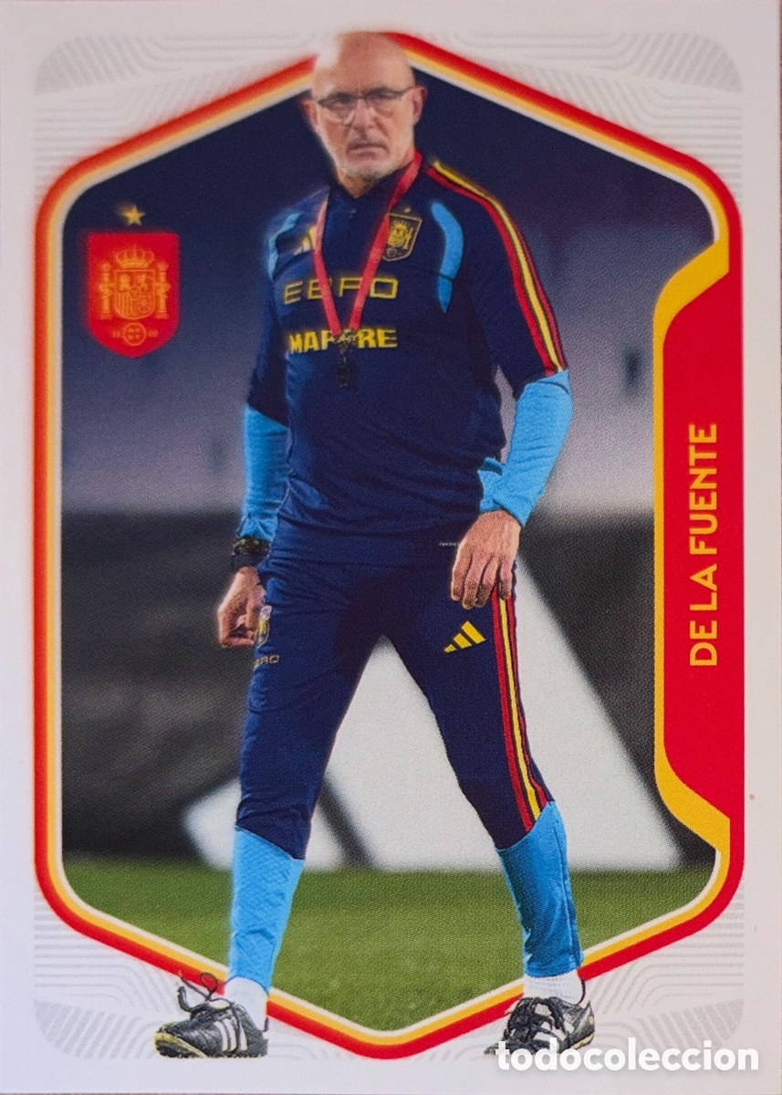 Figurine di Calcio: 8 Luis de la Fuente - Colecci&oacute;n Oficial de Cromos de la Selecci&oacute;n Espa&ntilde;ola 2026 (CARREFOUR - PANINI)