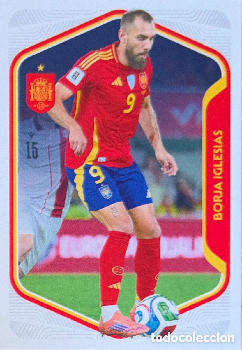 Figurine di Calcio: 56 Borja Iglesias - Colecci&oacute;n Oficial de Cromos de la Selecci&oacute;n Espa&ntilde;ola 2026 (CARREFOUR - PANINI)