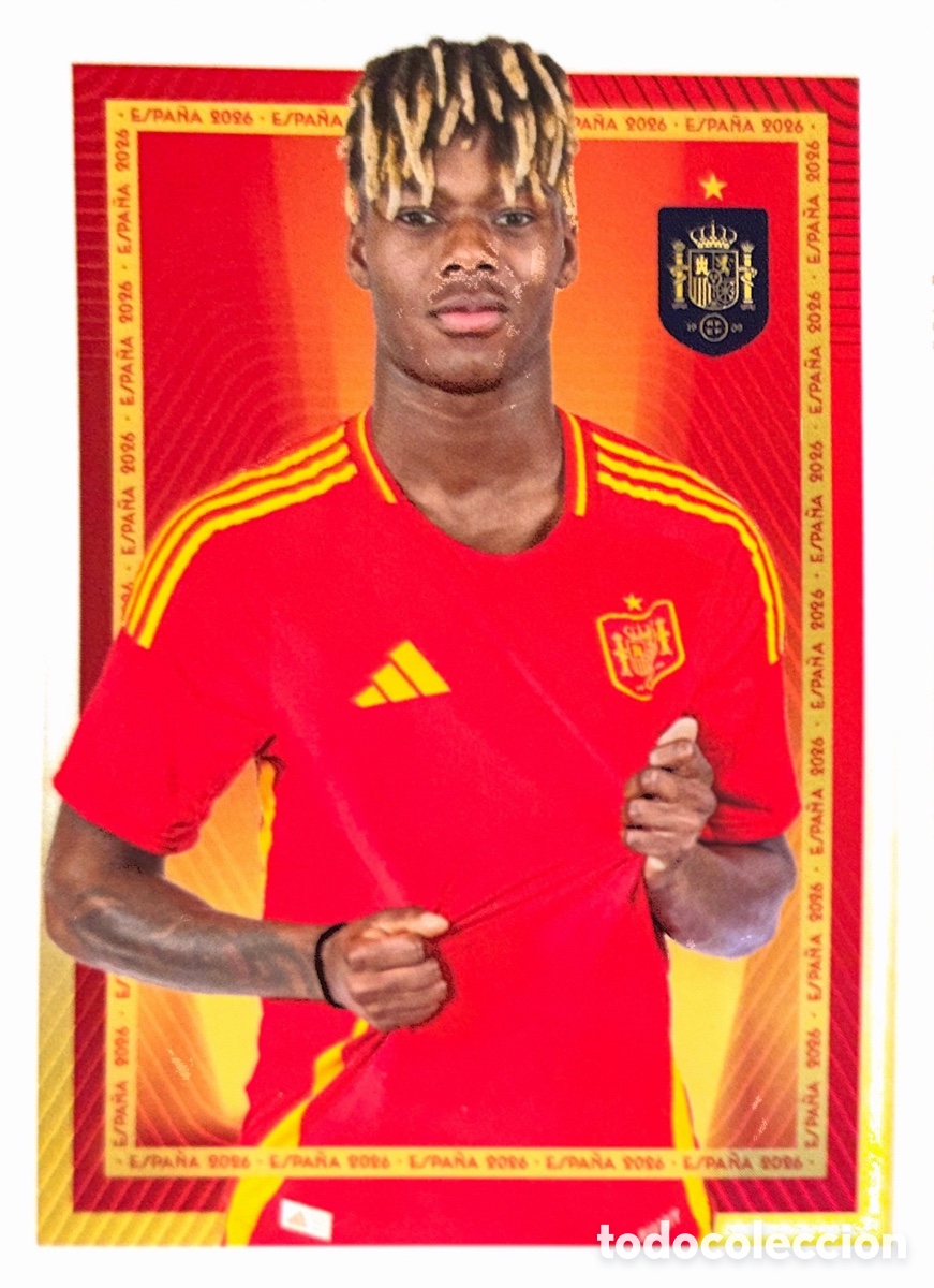Figurine di Calcio: 59 Nico Williams - Colecci&oacute;n Oficial de Cromos de la Selecci&oacute;n Espa&ntilde;ola 2026 (CARREFOUR - PANINI)