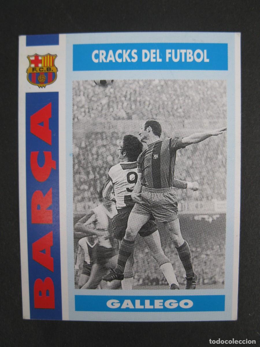 Cromos de f&uacute;tbol: GALLEGO - CRACKS DEL FUTBOL - CARD N&ordm; 32 - COL.LECCI&Oacute; BAR&Ccedil;A - TEMPORADA 92-93.