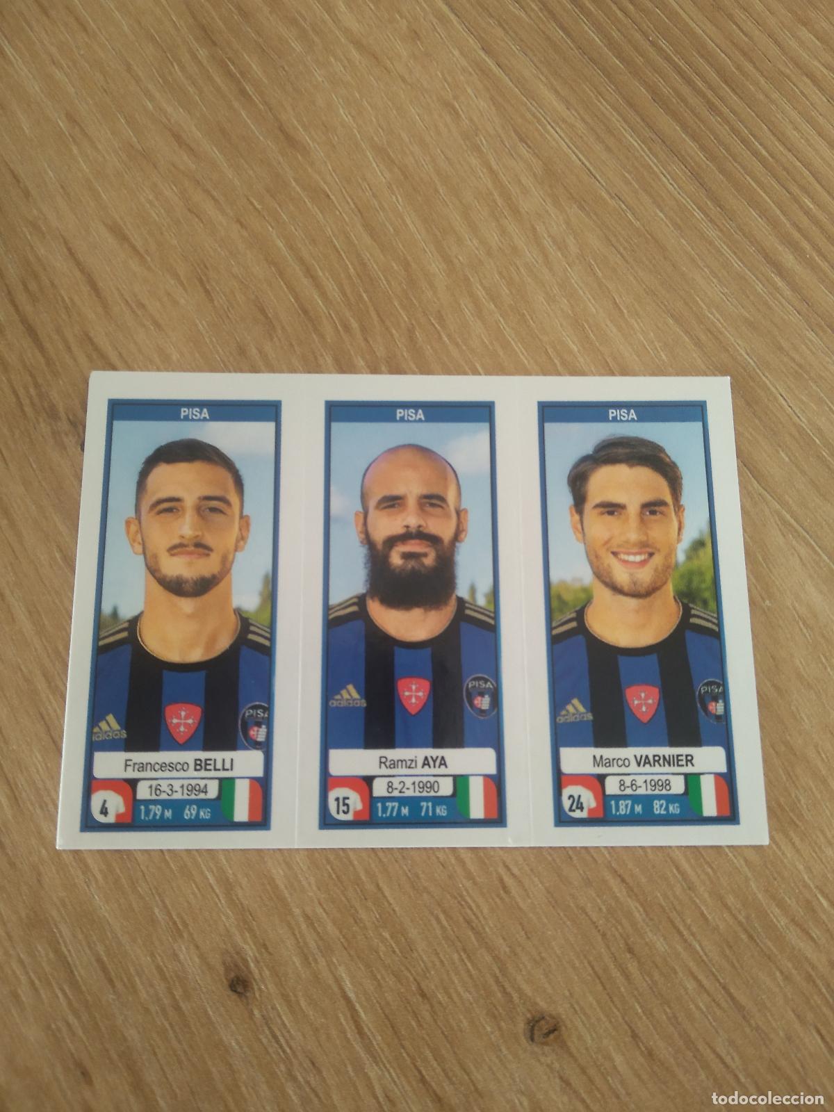 Cromos de f&uacute;tbol: 697 BELLI AYA VARNIER PISA CROMO FUTBOL PANINI LIGA ITALIA 19-20 CALCIATORI 2019-2020