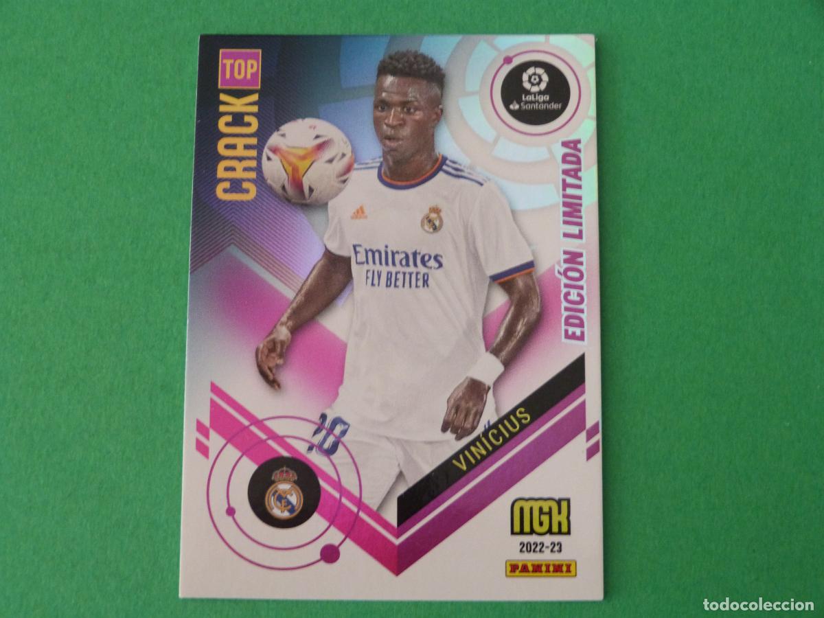 Cromos de f&uacute;tbol: TRADING CARD FUTBOL VINICIUS REAL MADRID C.F EDICION LIMITADA LIGA MEGACRACKS 2022-2023/22-23 PANINI