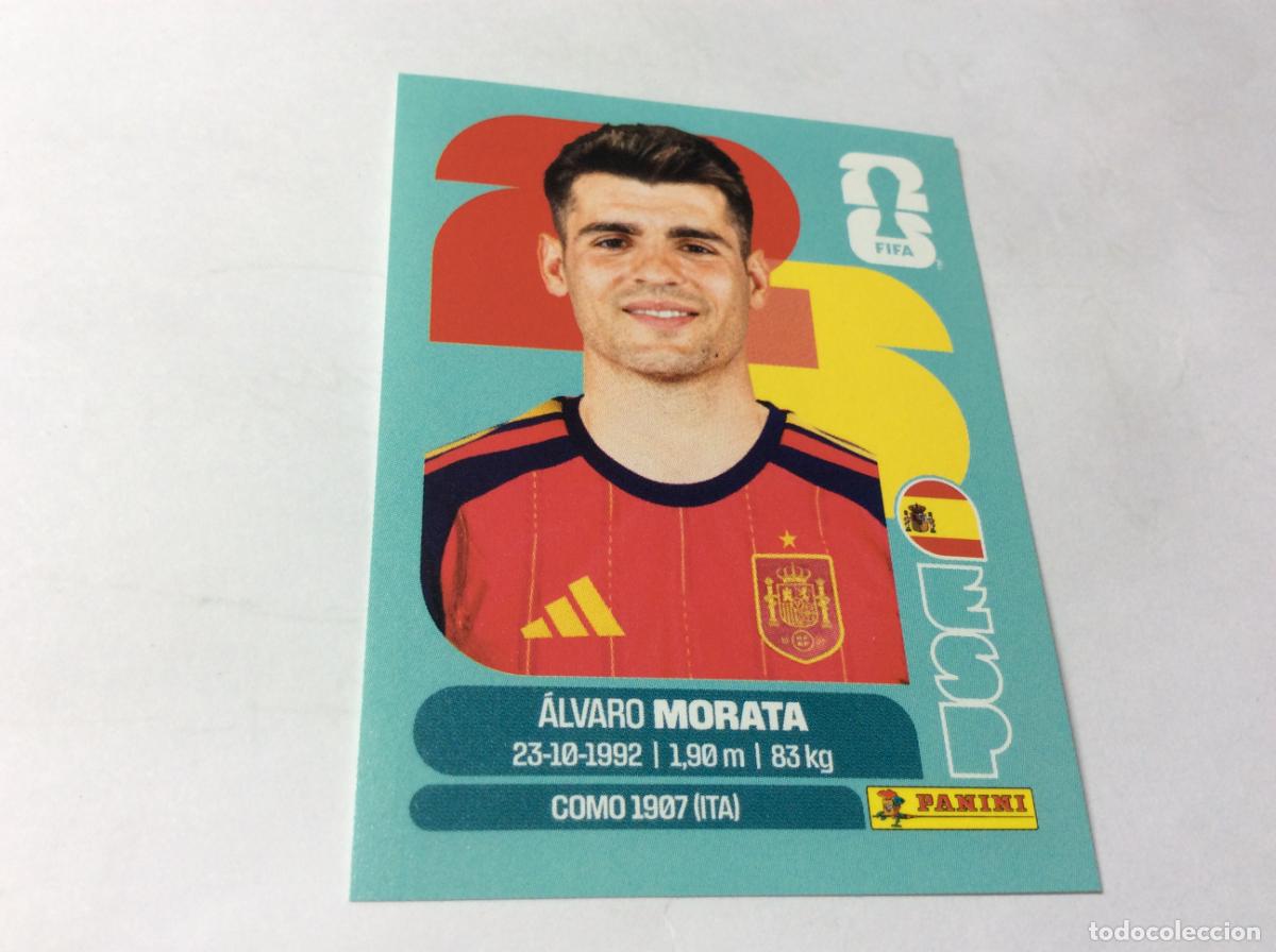 Cromos de f&uacute;tbol: ESP19 ESP 19 &Aacute;lvaro Morata Espa&ntilde;a Cromo Sticker FIFA World Cup 2026 26 Panini