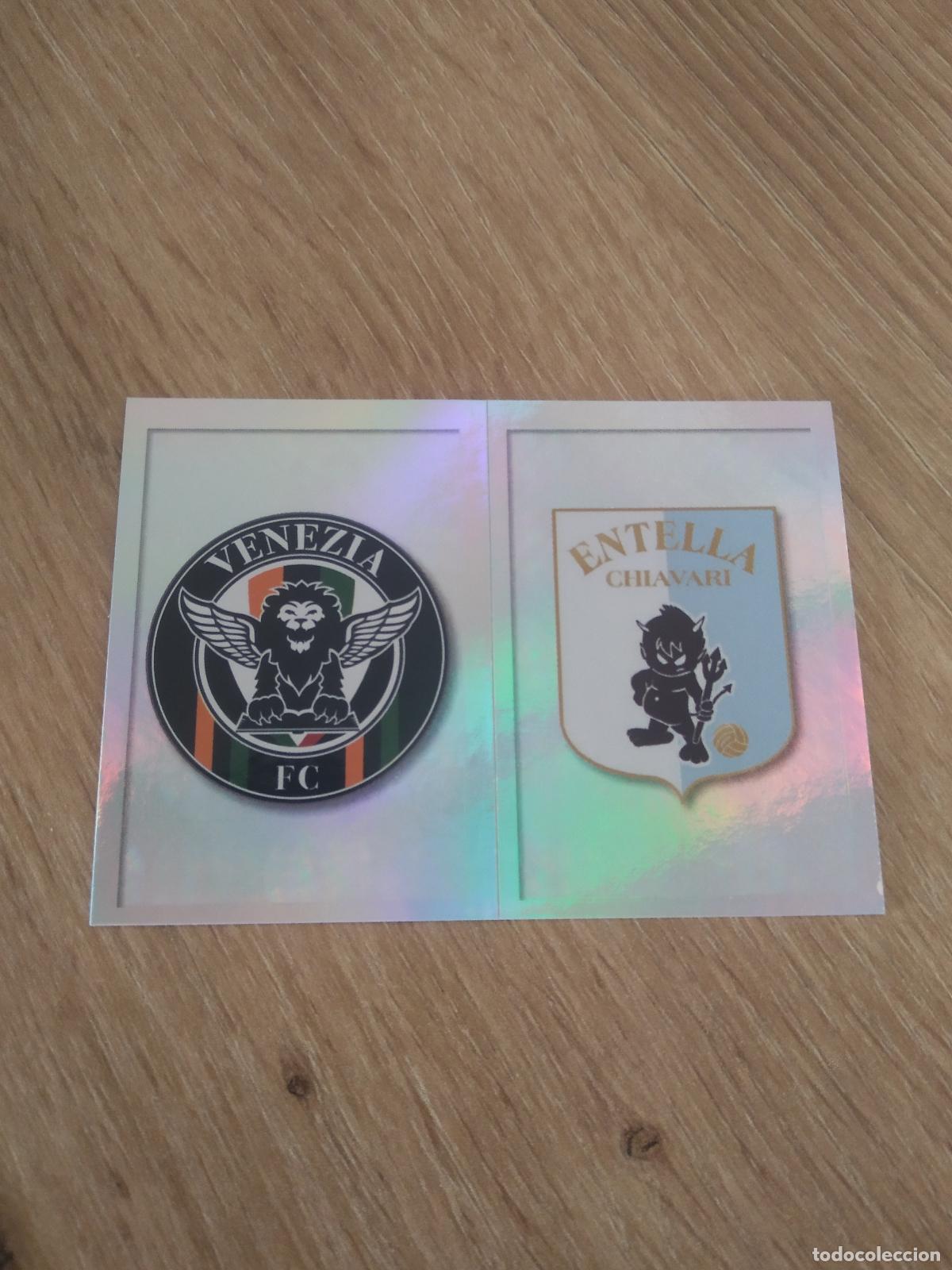 Cromos de f&uacute;tbol: 732 ESCUDO VENEZIA ENTELLA CHIAVARI CROMO FUTBOL PANINI LIGA ITALIA 19-20 CALCIATORI 2019-2020