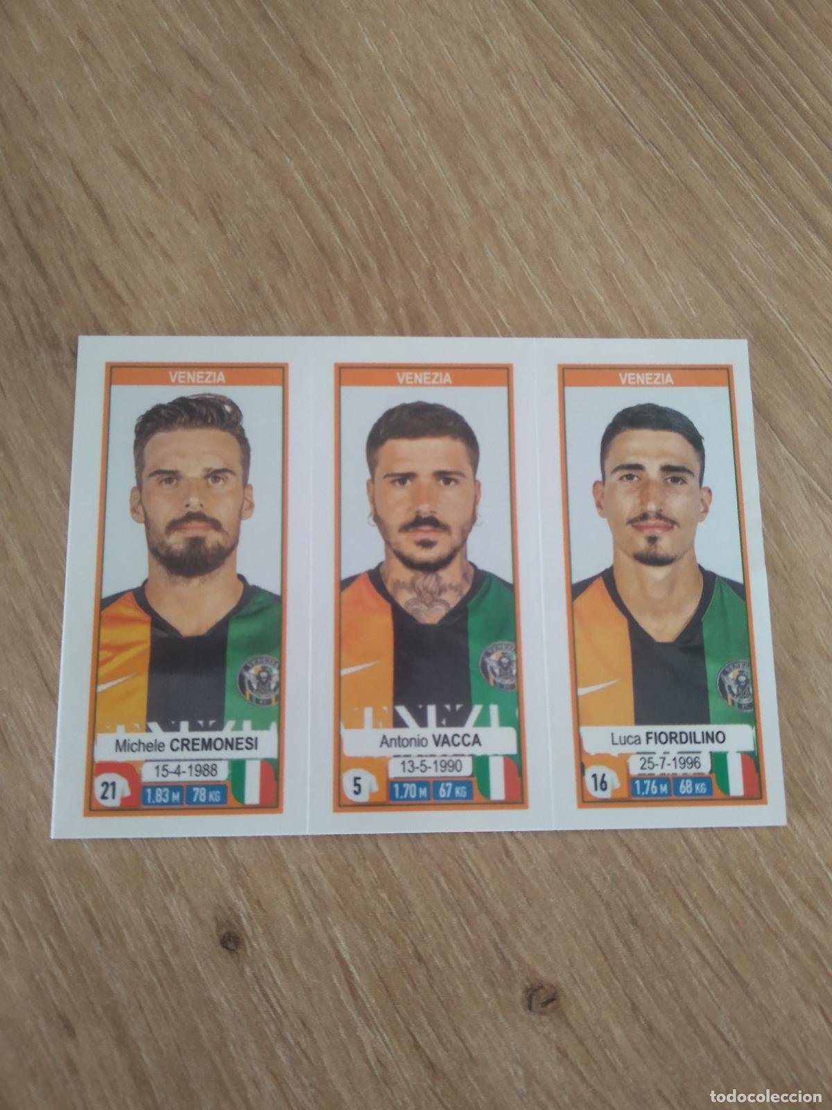 Cartes &agrave; collectionner de Football: 736 CREMONESI VACCA FIORDILINO VENEZIA CROMO FUTBOL PANINI LIGA ITALIA 19-20 CALCIATORI 2019-2020
