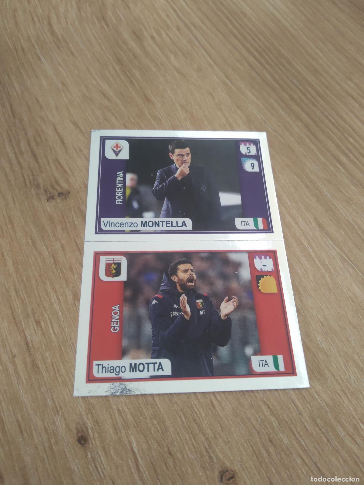 Cartes &agrave; collectionner de Football: 749 MONTELLA FIORENTINA MOTTA GENOA CROMO FUTBOL PANINI LIGA ITALIA 19-20 CALCIATORI 2019-2020