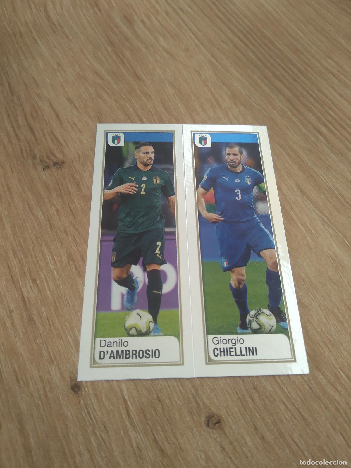 Cromos de f&uacute;tbol: 769 D'AMBROSIO CHIELLINI CROMO FUTBOL PANINI LIGA ITALIA 19-20 CALCIATORI 2019-2020
