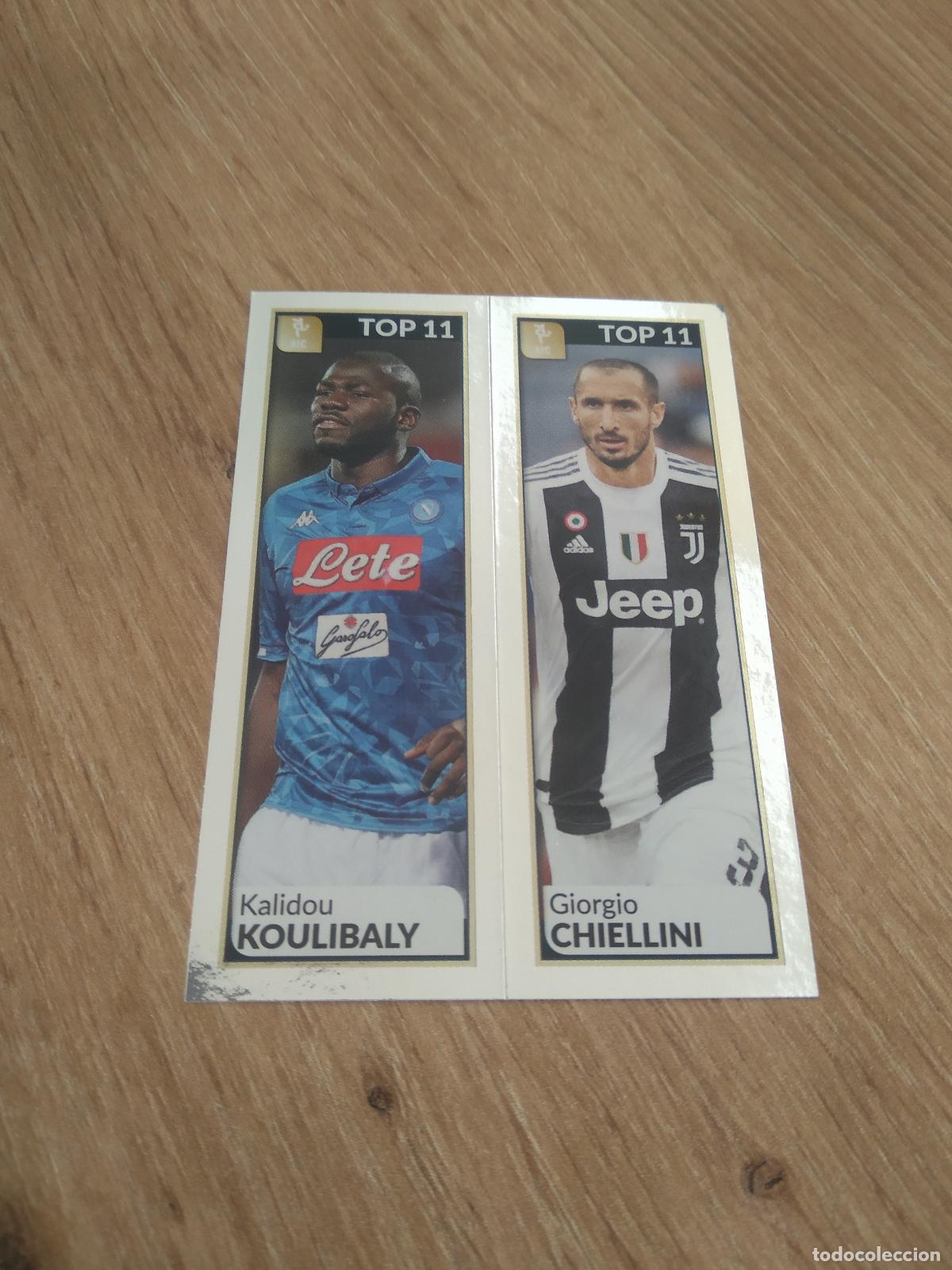 Cromos de f&uacute;tbol: 803 KOULIBALY NAPOLES CHIELLINI JUVENTUS CROMO FUTBOL PANINI LIGA ITALIA 19-20 CALCIATORI 2019-2020