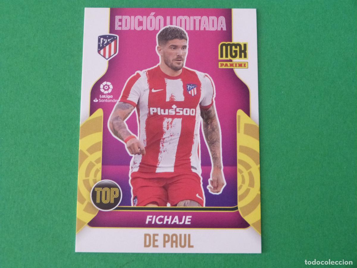 Cromos de f&uacute;tbol: TRADING CARD FUTBOL DE PAUL ATLETICO DE MADRID EDICION LIMITADA LIGA MEGACRACKS 2021-2022/21-22